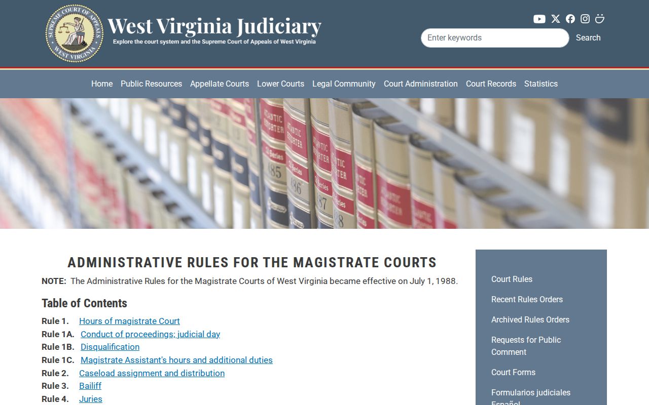 Jackson County court record search Magistrate copy rules