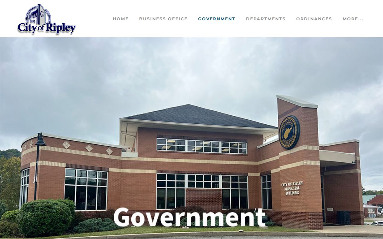 Ripley court record request government contact page